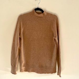 Camel soft, comfy merino alpaca poly blend sweater from J. Crew 2020 size small